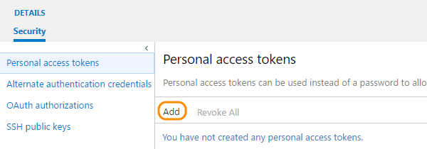 Personal token