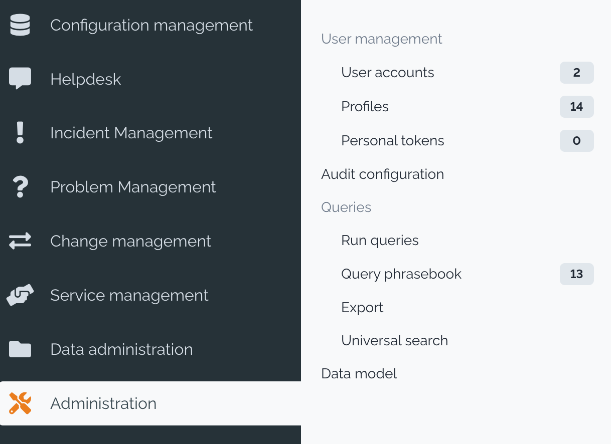 Navigate to user accounts